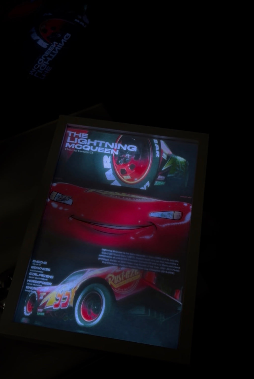Ramka LED - McQueen